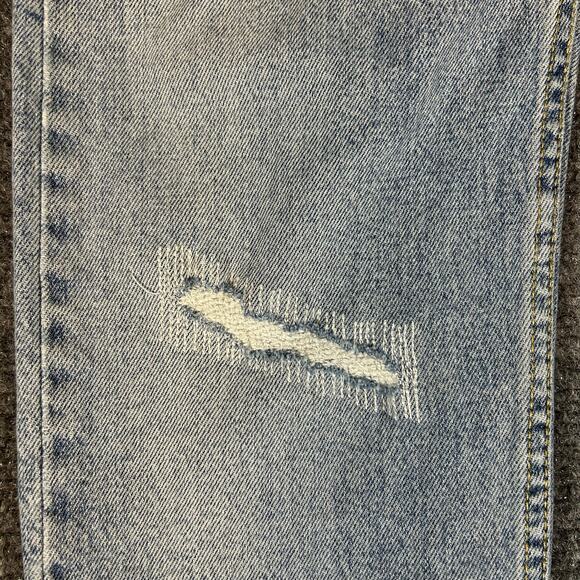 Calvin Klein Jeans Mid Rise Slim Distressed Jeans Women's 29x32 - Picture 2 of 7